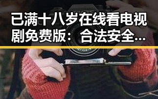 已满十八岁在线看电视剧免费版：合法安全的娱乐新选择