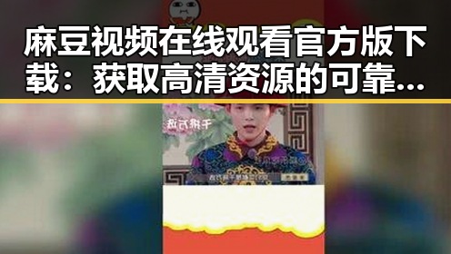 麻豆视频在线观看官方版下载：获取高清资源的可靠途径