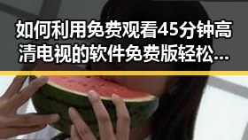 如何利用 免费观看45分钟高清电视的软件免费版轻松观看精彩内容