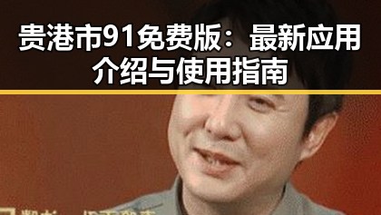 贵港市91免费版：最新应用介绍与使用指南