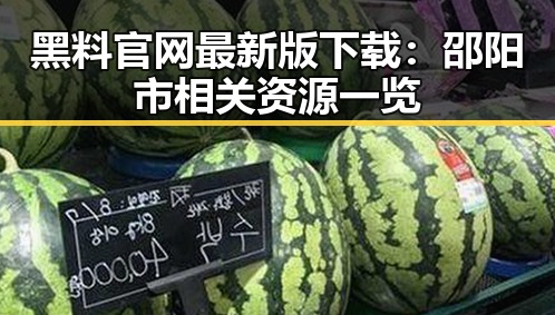 黑料 官网最新版下载：邵阳市相关资源一览