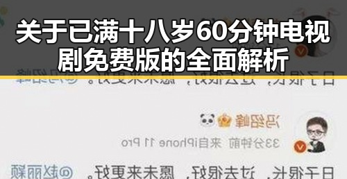 关于已满十八岁60分钟电视剧免费版的全面解析