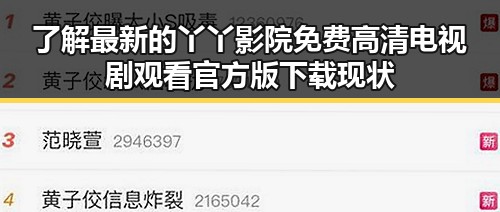了解最新的丫丫影院免费高清电视剧观看官方版下载现状