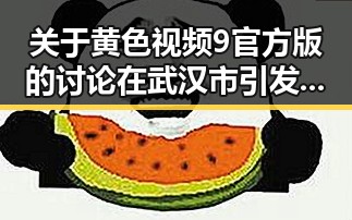 关于黄色视频9官方版的讨论在武汉市引发关注