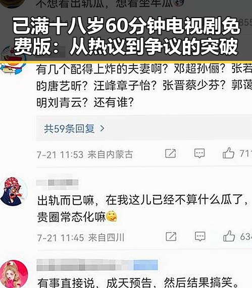 已满十八岁60分钟电视剧免费版：从热议到争议的突破