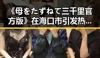 《母をたずねて三千里官方版》在海口市引发热议,人物关系成焦点