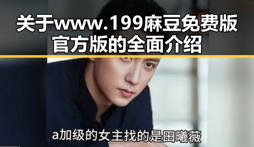 关于www.199麻豆免费版官方版的全面介绍