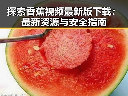 探索香蕉视频最新版下载：最新资源与安全指南