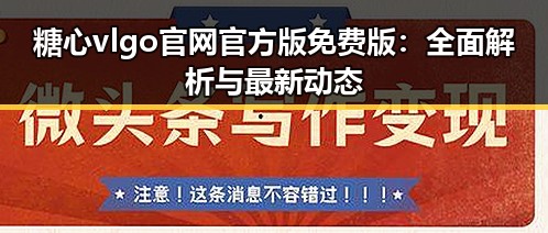 糖心vlgo官网官方版免费版：全面解析与最新动态