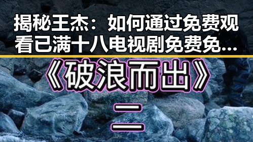 揭秘王杰：如何通过 免费观看已满十八电视剧免费免费版官方版 赢得关注