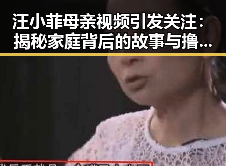 汪小菲母亲视频引发关注：揭秘家庭背后的故事与撸撸射官方版下载