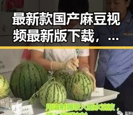 最新款国产麻豆视频最新版下载，尽享高清体验