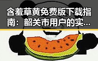 含羞草黄免费版下载指南：韶关市用户的实用选择