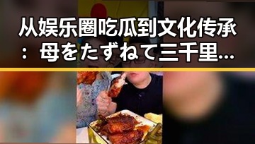 从娱乐圈吃瓜到文化传承：母をたずねて三千里官方版在成都市的影响