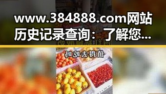 www.384888.com网站历史记录查询：了解您的访问轨迹