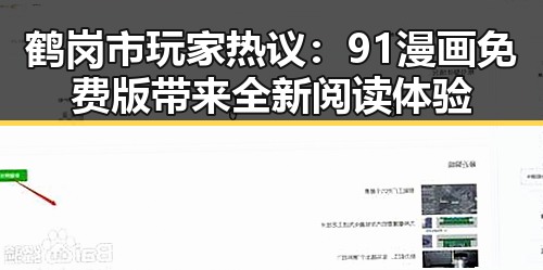 鹤岗市玩家热议:91漫画免费版带来全新阅读体验