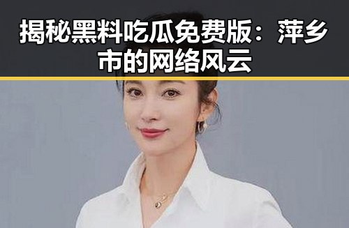 揭秘黑料吃瓜免费版：萍乡市的网络风云