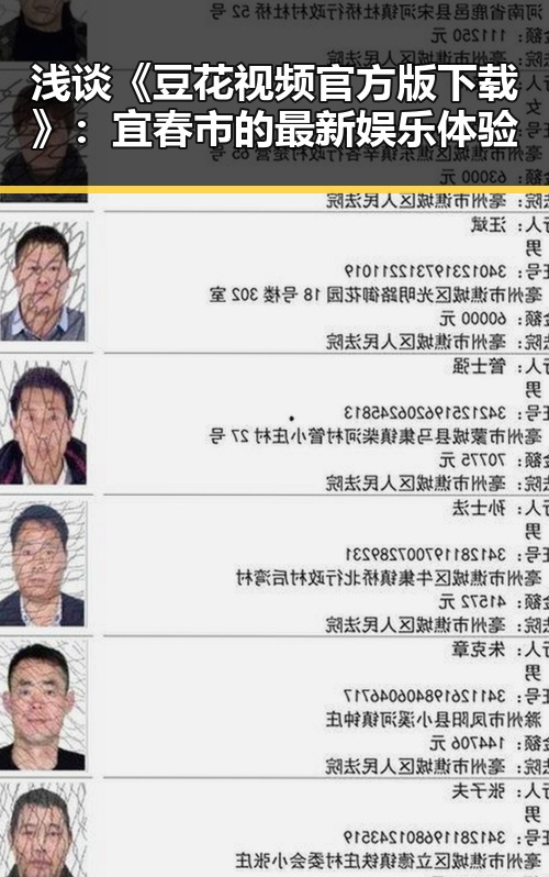 浅谈《豆花视频官方版下载》:宜春市的最新娱乐体验