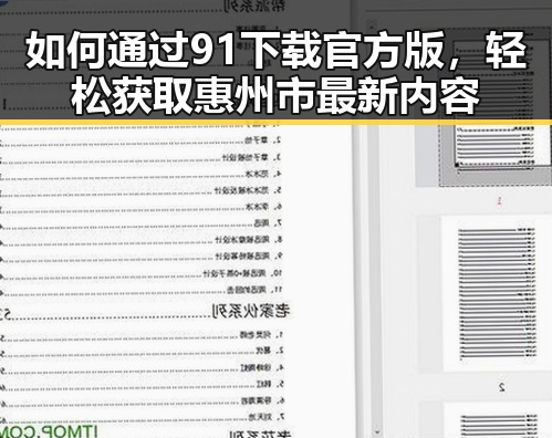如何通过91下载官方版,轻松获取惠州市最新内容