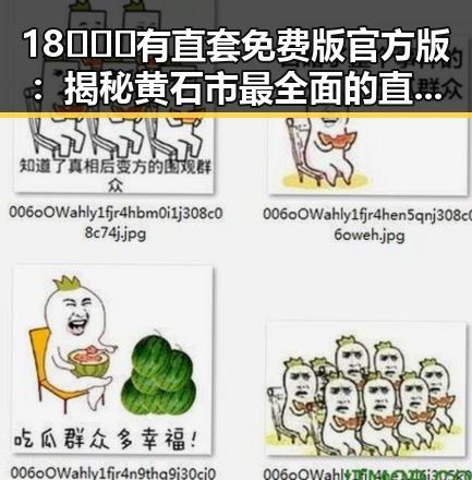 18❌❌❌有直套免费版官方版:揭秘黄石市最全面的直套资源
