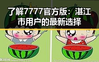 了解7777官方版:湛江市用户的最新选择