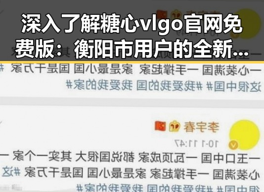 深入了解糖心vlgo官网免费版:衡阳市用户的全新选择